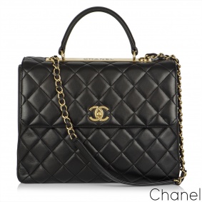 Chanel Large Black Trendy CC Flap Bag Chanel Large Black Trendy CC Flap Bag
